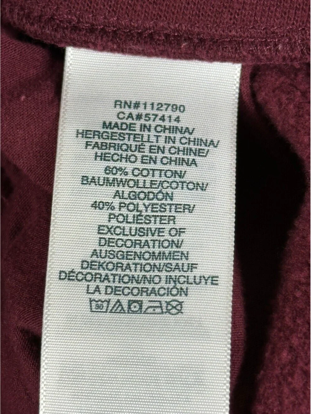 True Religion Core Jogger Sweatpants Mens L Burgundy Horseshoe Logo Lounge Pants